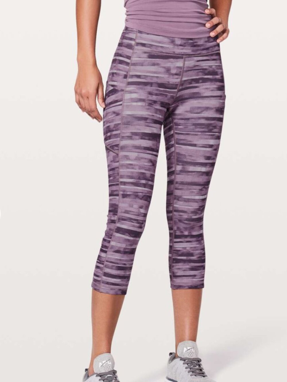 Lululemon Speed Up Leggings 21" inseam, Shadowed Smoked Mullberry